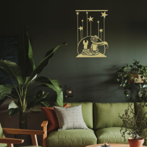 Starry Skies Swing Metal Art